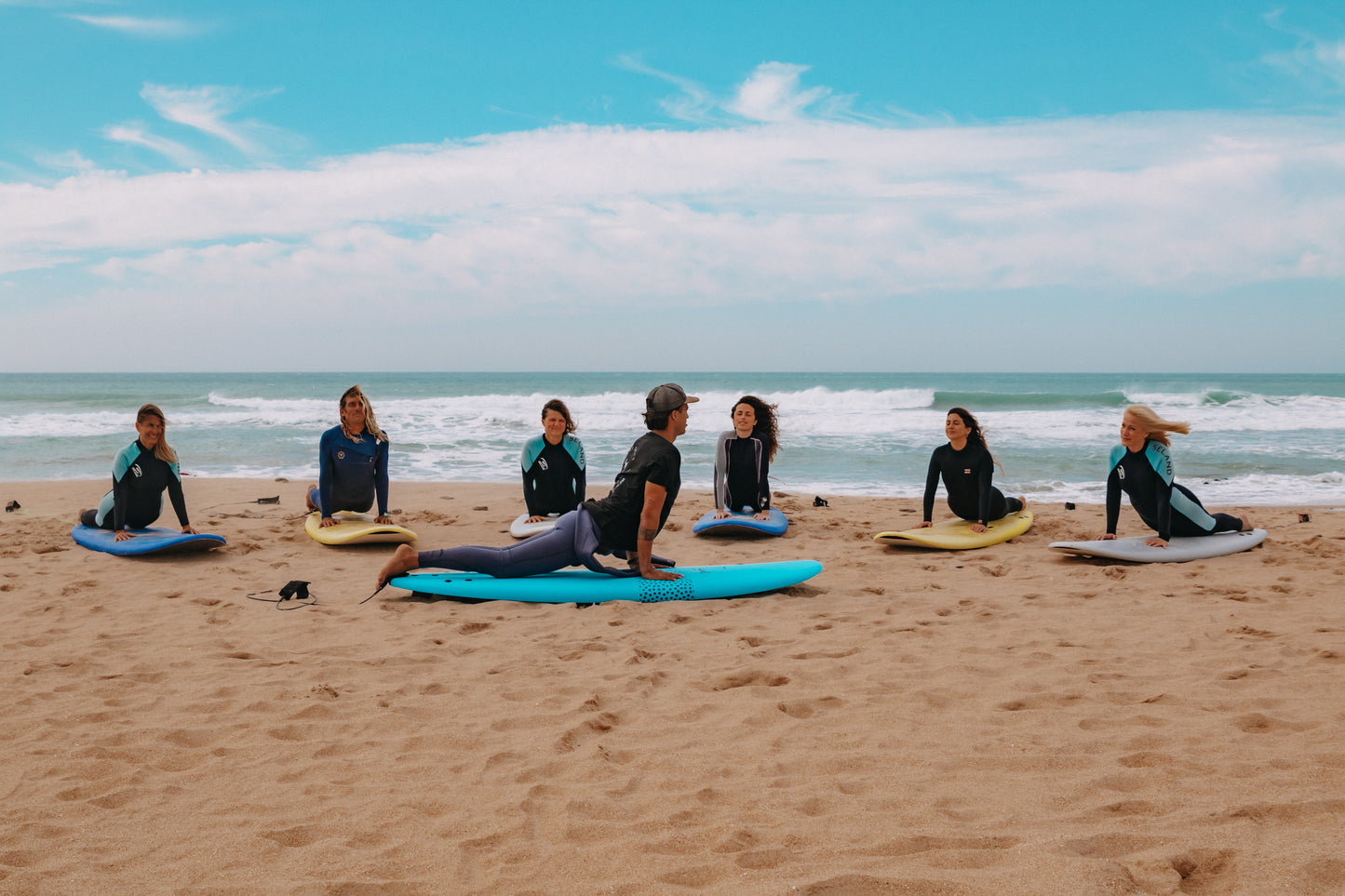 Clase de Surf Grupal